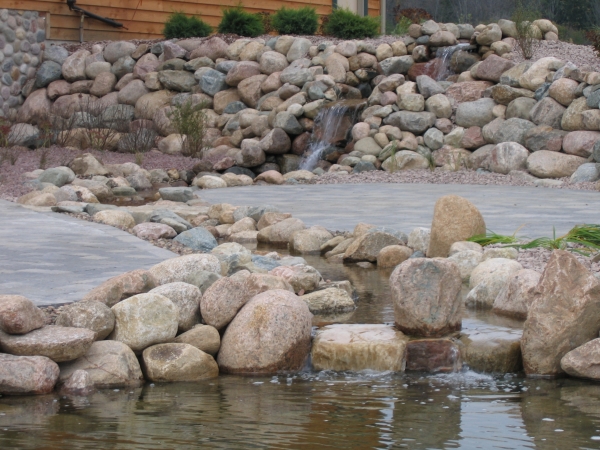 Saukville Water Feature Design and Installation